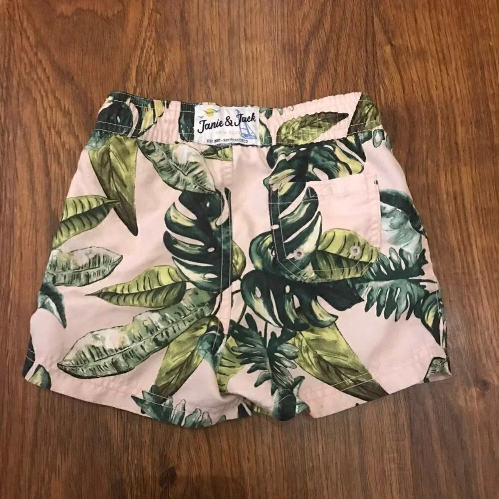 Janie and Jack swim trunk shorts